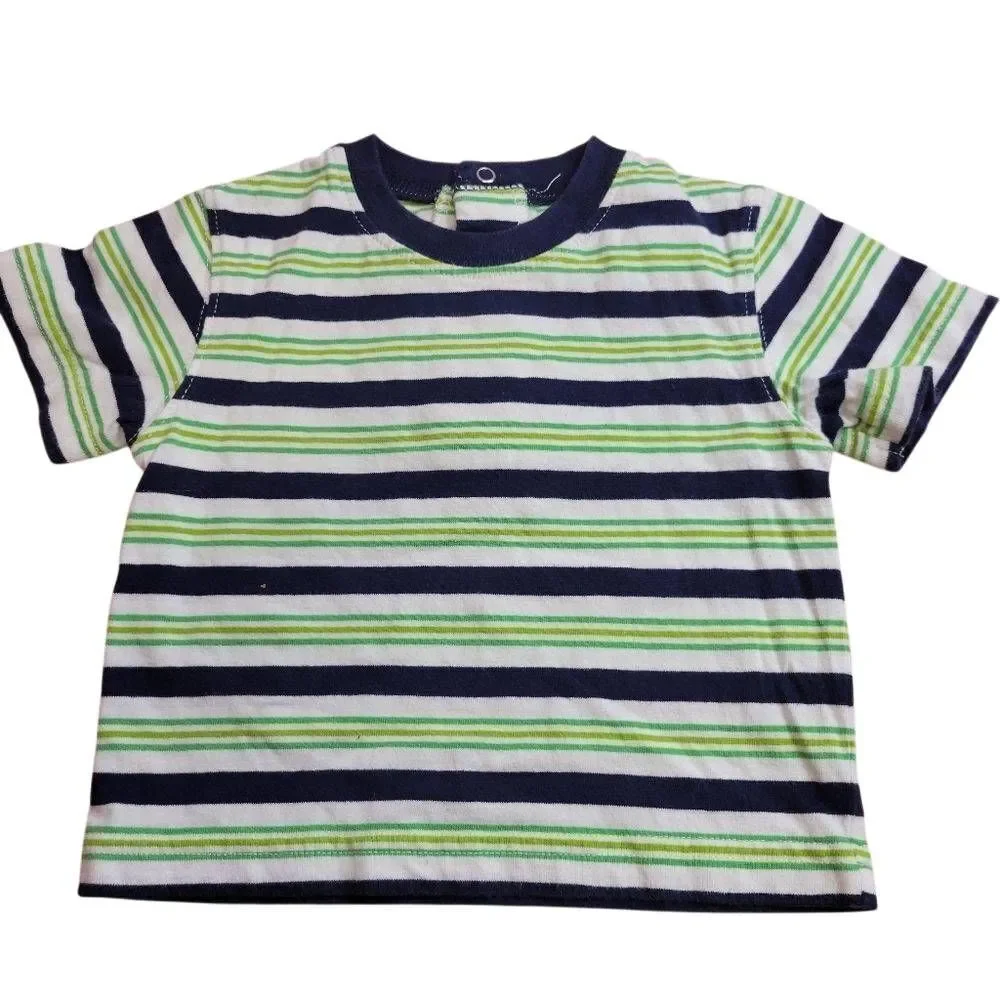 Carter's stripped shirt with snaps 3 mo